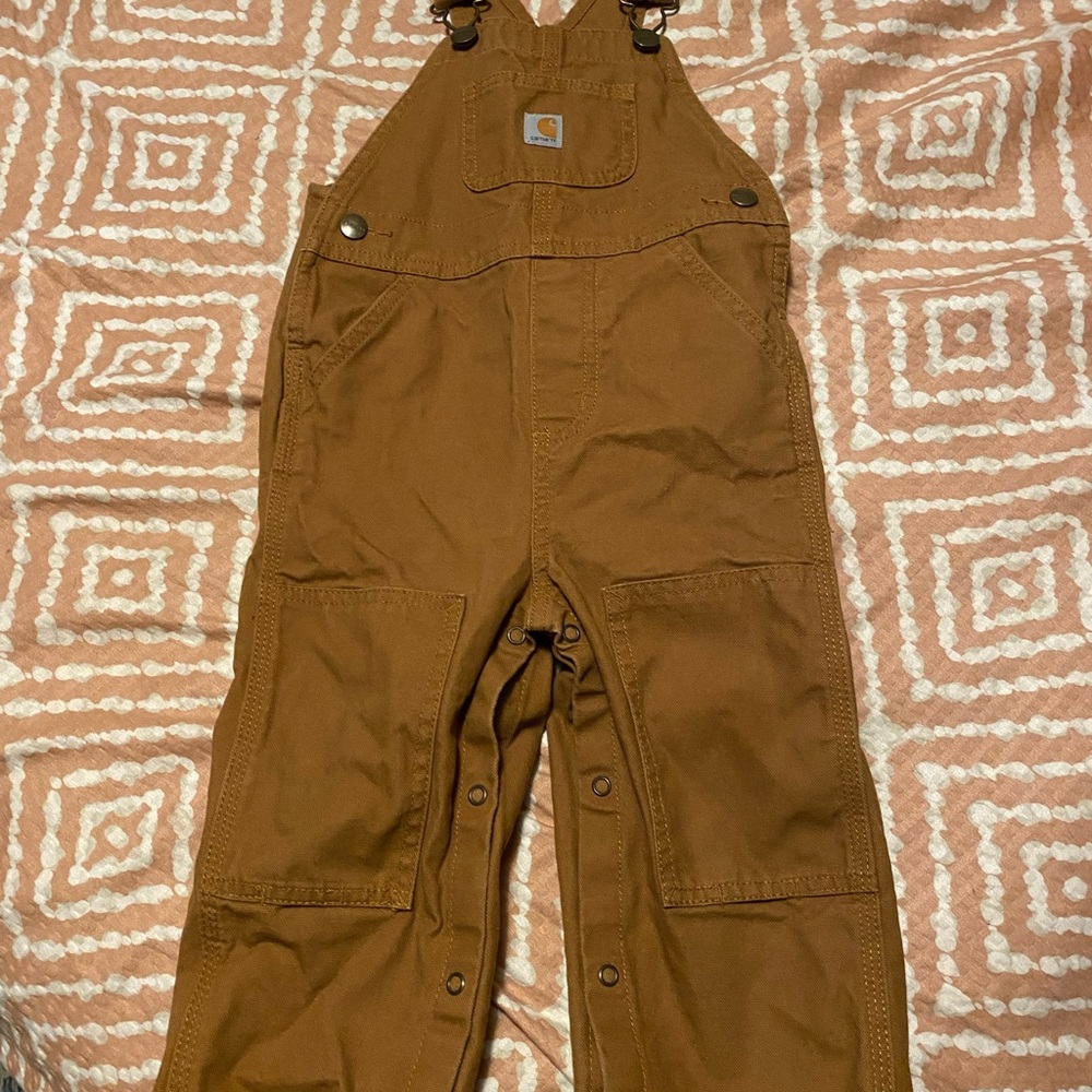 Carhartt Brown Overalls Durable 24M